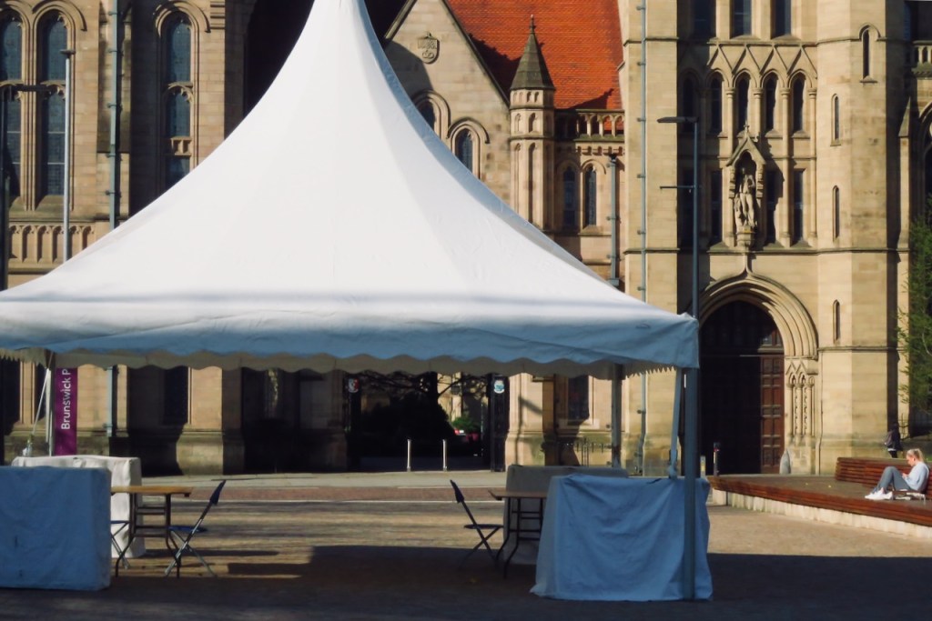 Campus still empty, 16/4/21