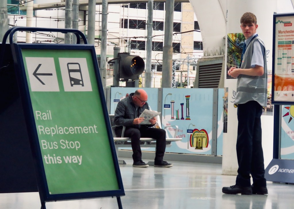 Replacement bus sign, 5/8/21