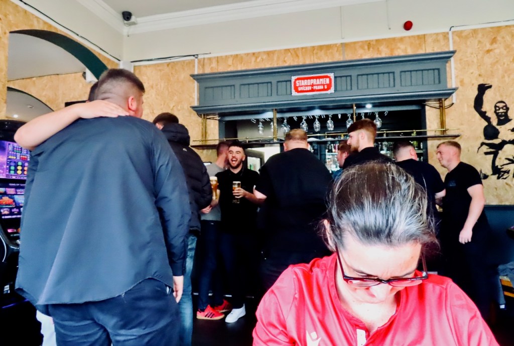 Morecambe lads and Clare, 18/9/21