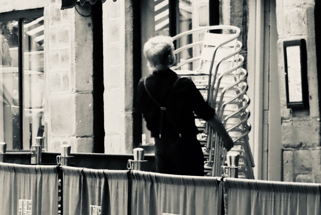 Stacking chairs, 3/9/21