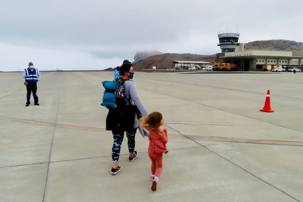 Arrival on St Helena, 9/11/21