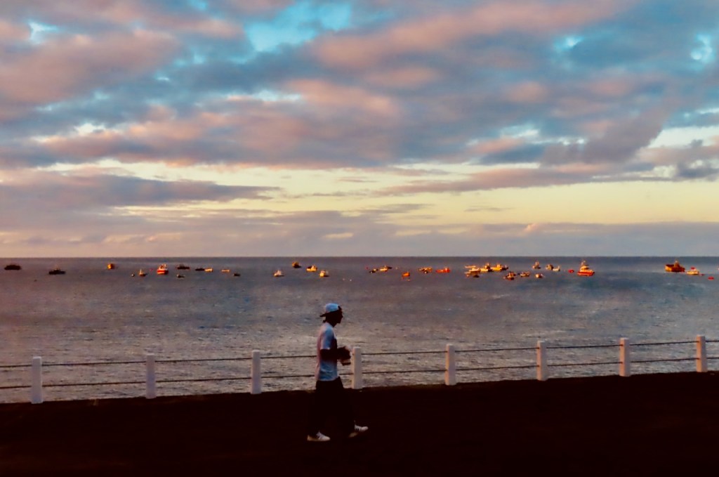 Boats in evening, Jamestown, 26/11/21