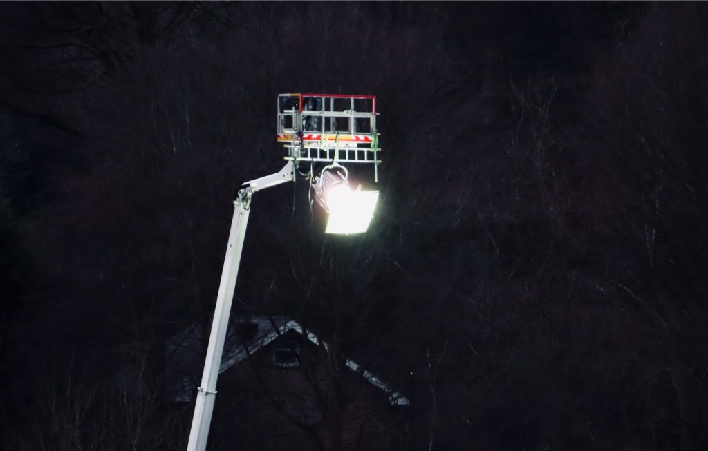 Filming crane, 21/1/22