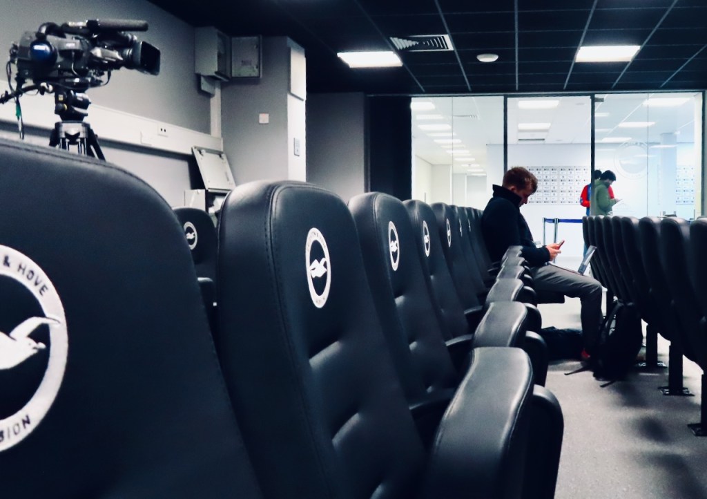 BHA media room, 24/4/22