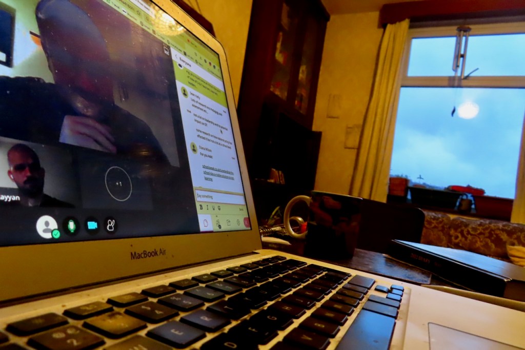 Online evening class, 6/4/22