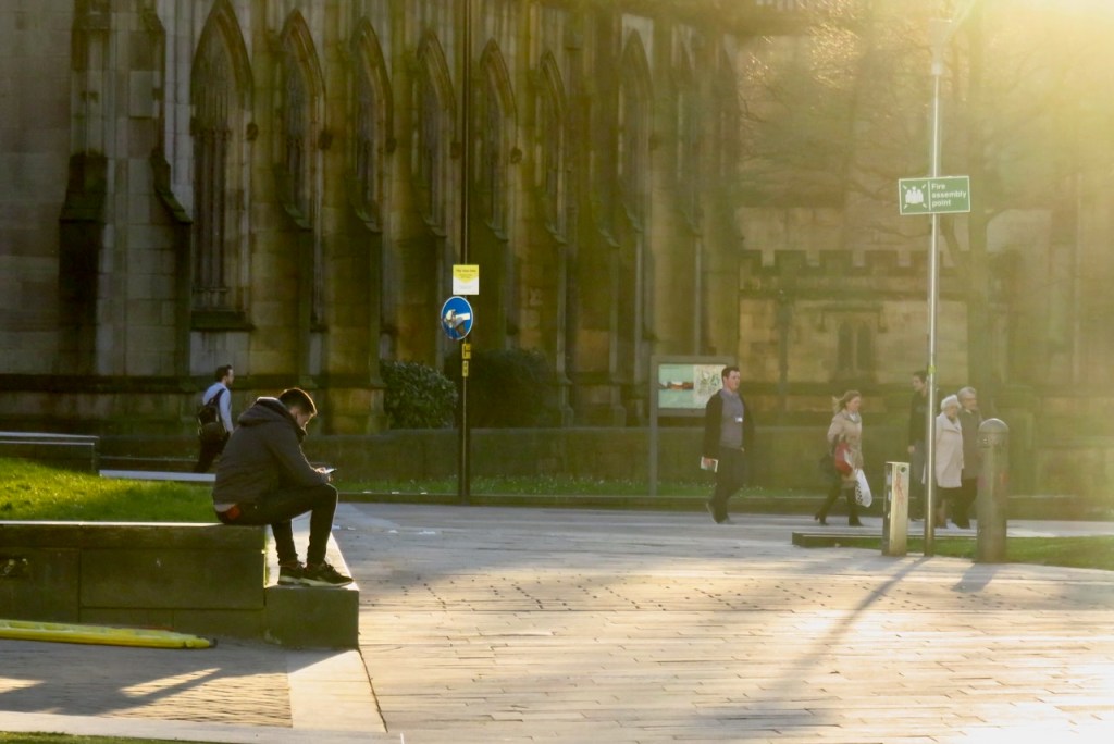 Outside cathedral, 16/3/16