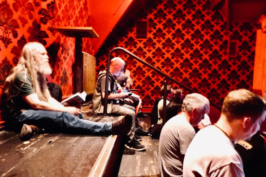 At the Loop gig, 21/5/23