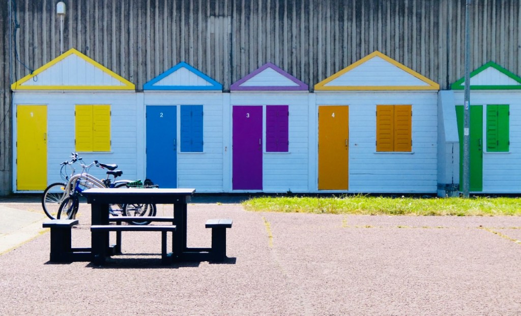 Beach huts in A55, Penmaenmawr, 20/5/23