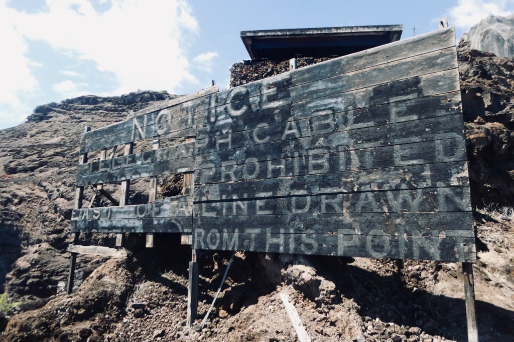 Old cable sign, 28/4/24