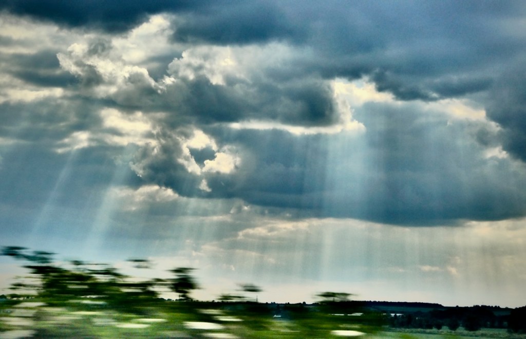 Cloudscape from train, 5/6/24