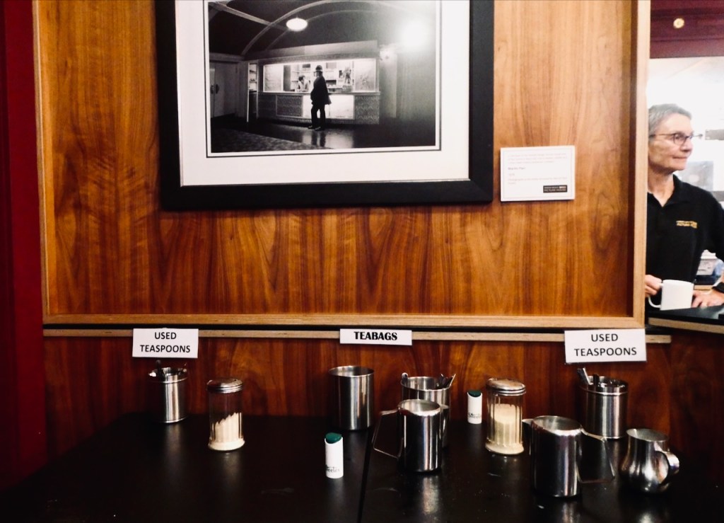 Cinema foyer with parr photo, 8/8/24