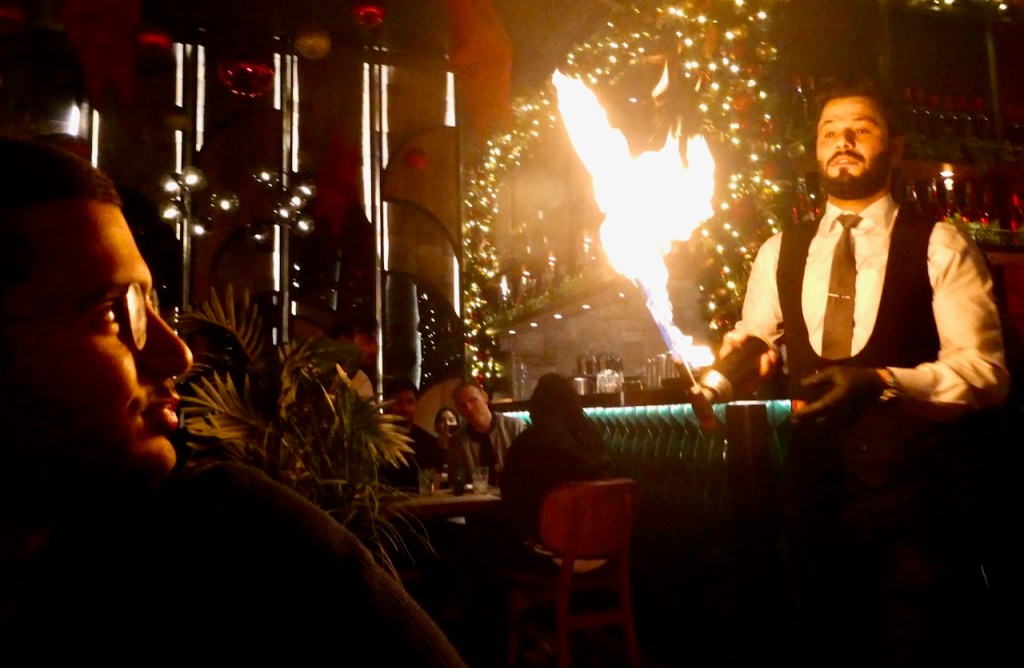 Waiter with flamethrower, 8/11/24