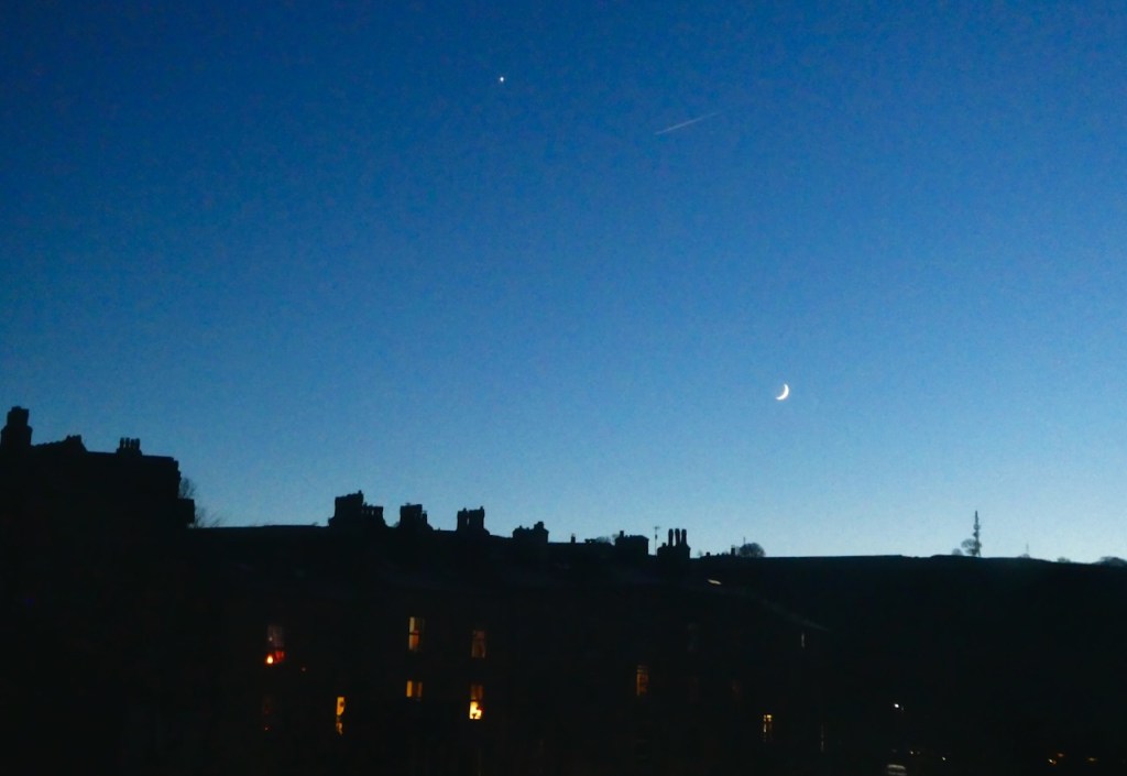 Moon and Venus, 2/1/25