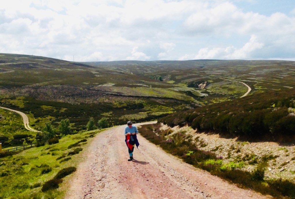 Clare on last climb, 13/6/25