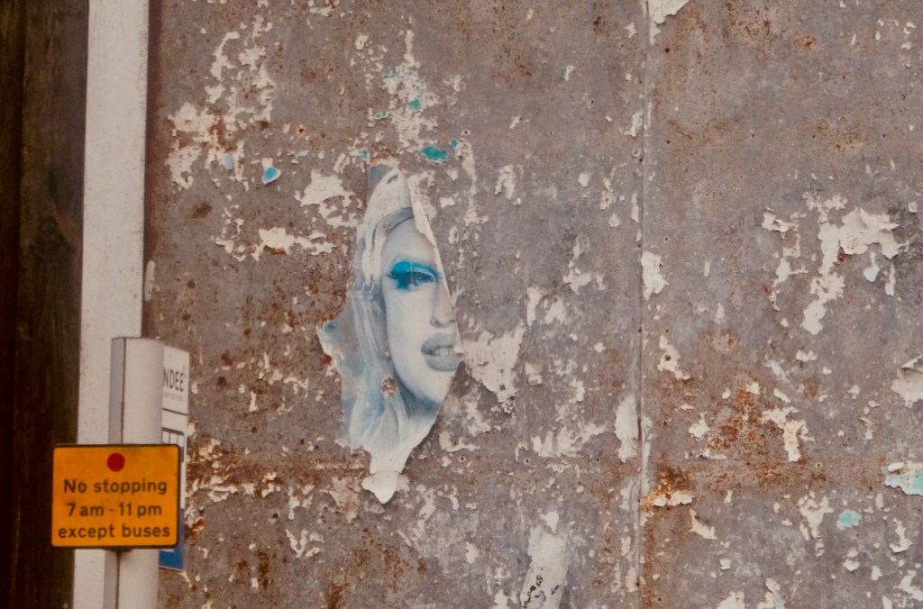 Poster remnants, 24/7/25