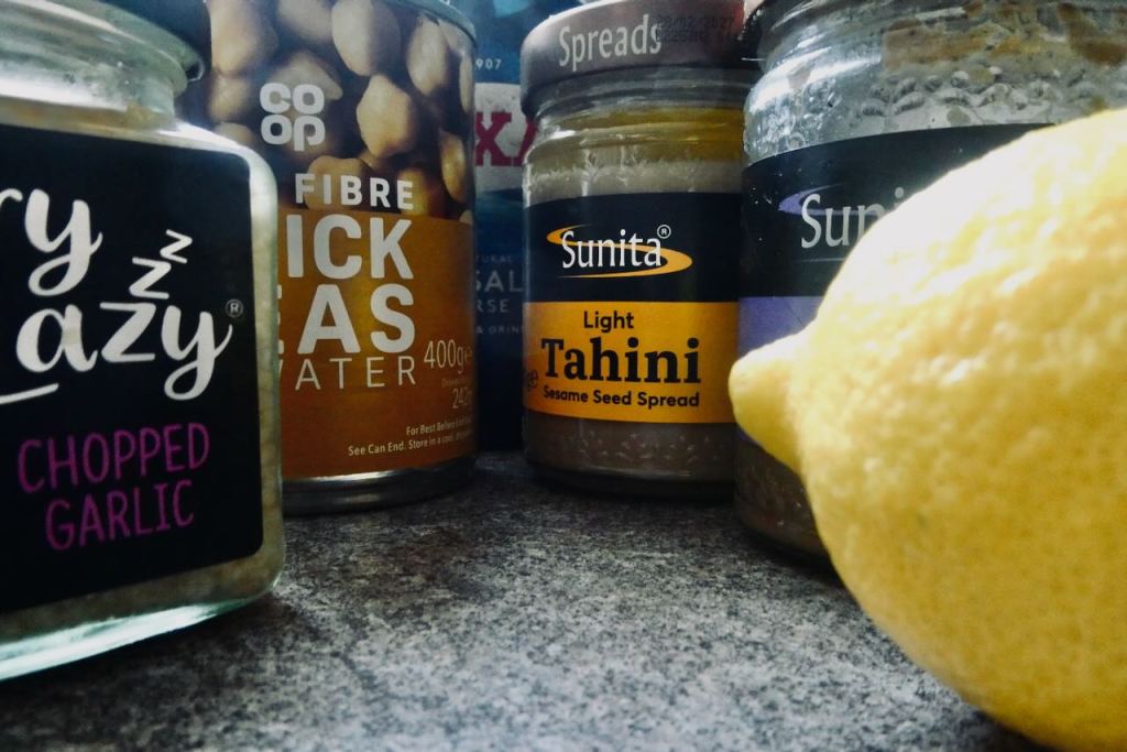 Hummus ingredients, 6/11/25