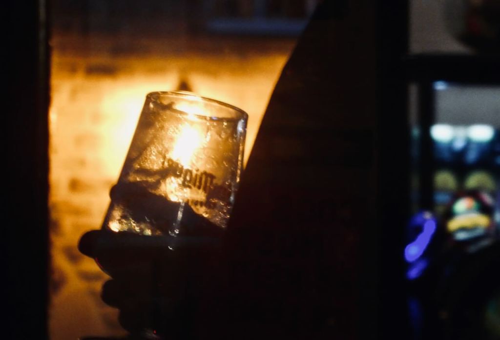 Beer glass in doorway, 23/1/26