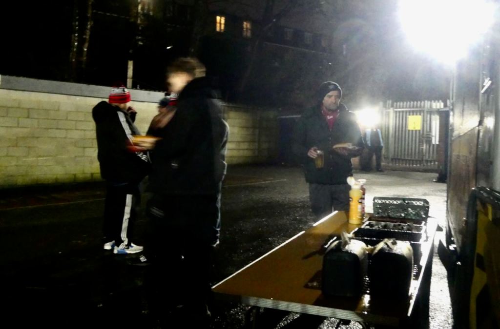 Away fans at Halifax, 21/1/26