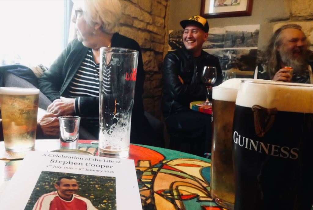 At Steve's wake, 2/2/26