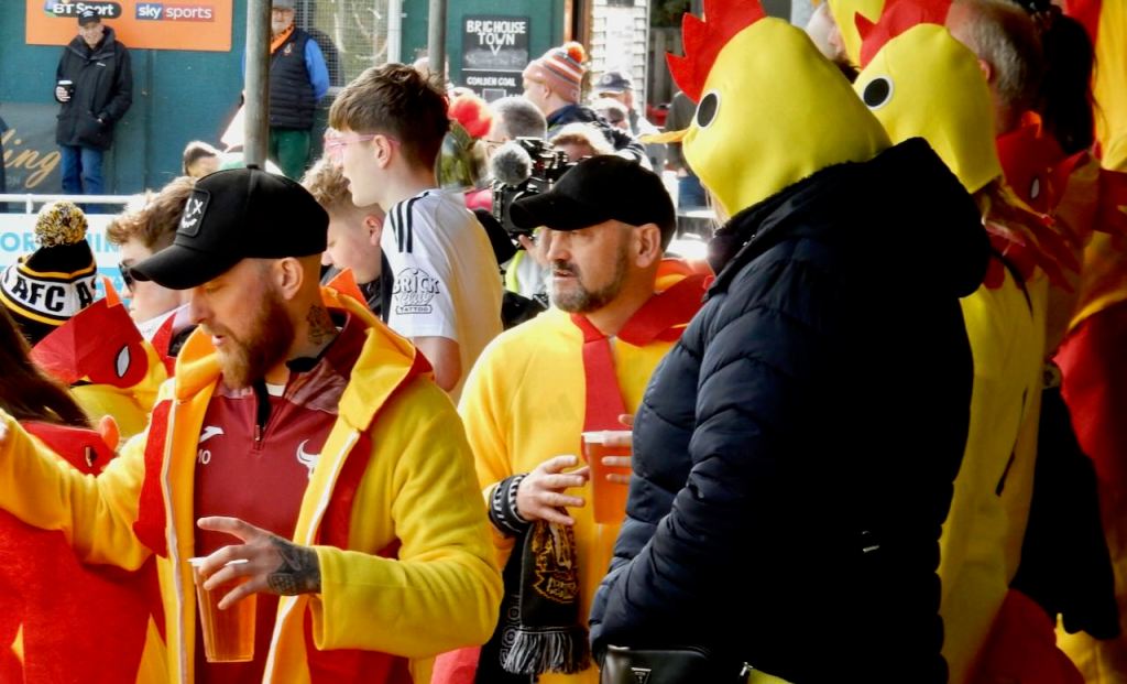 Ashington chicken fans, 18/4/26