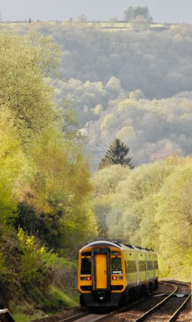 Train in valley, 20/4/26